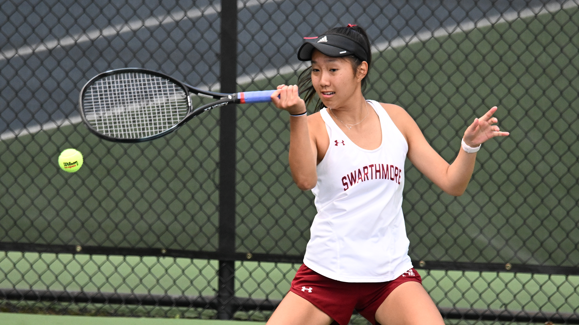 Erin Li competes in NCAA Tournament against Penn State Harrisburg