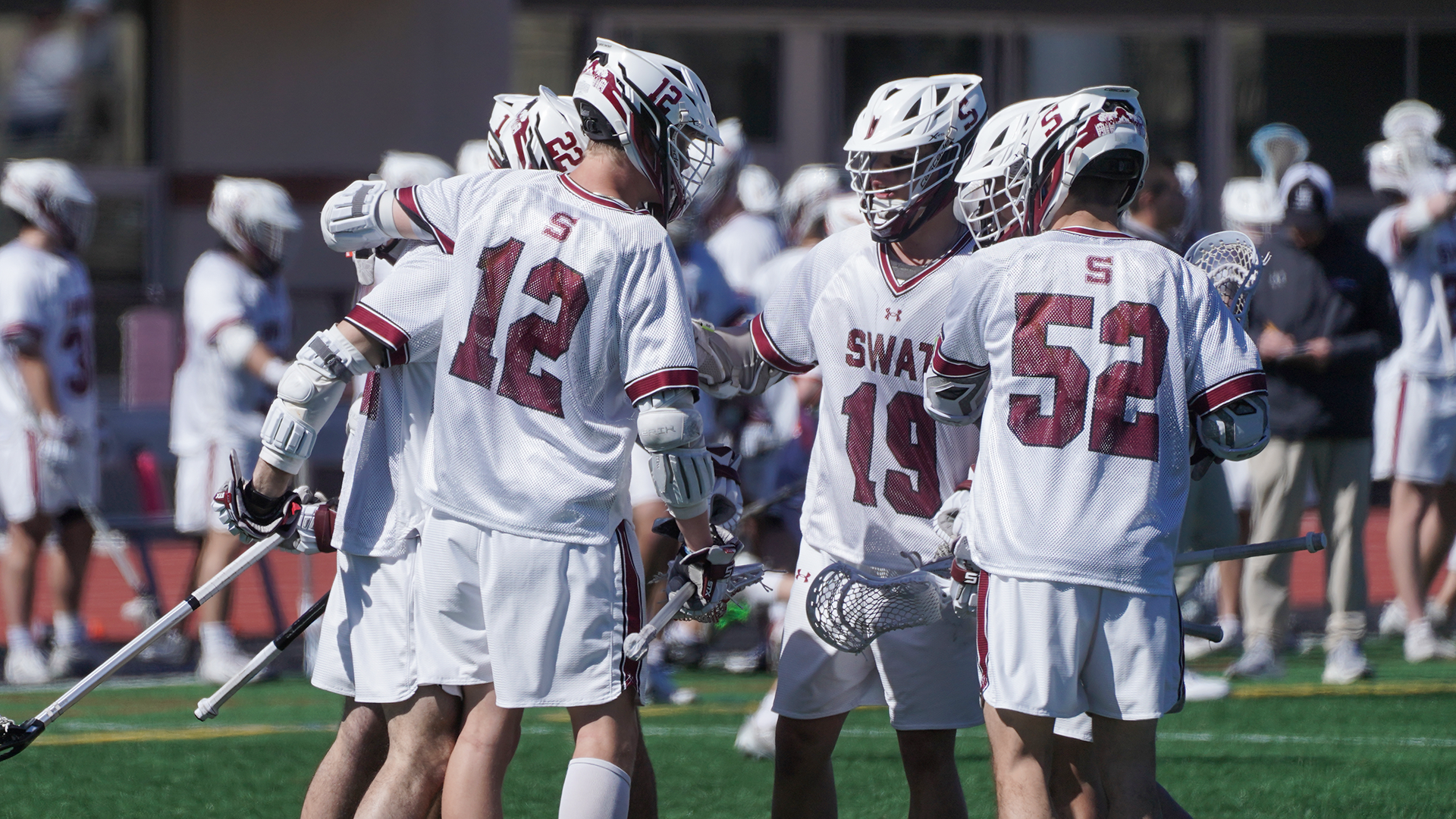 Men's Lacrosse Huddle