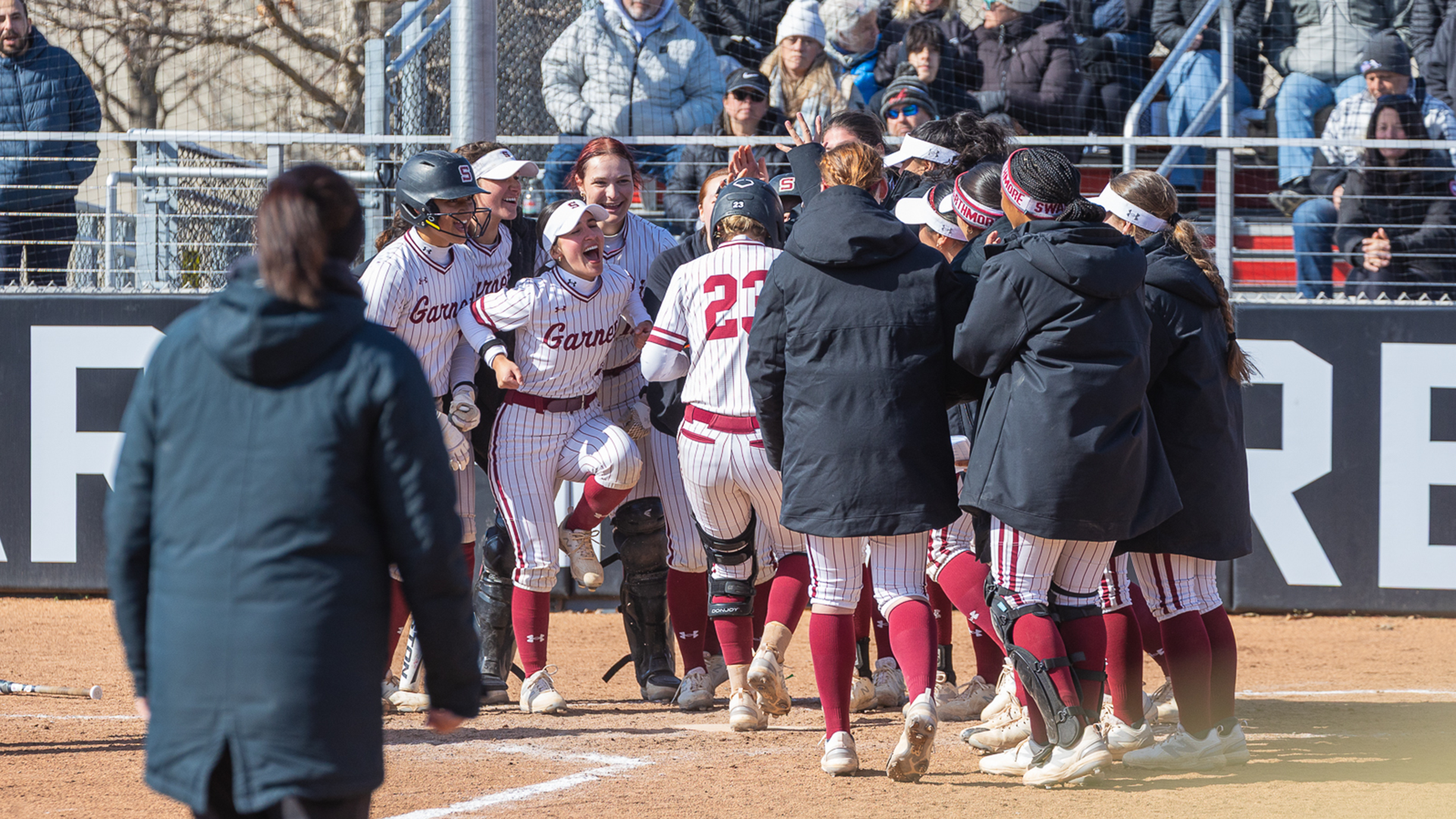 McClure home run celebration