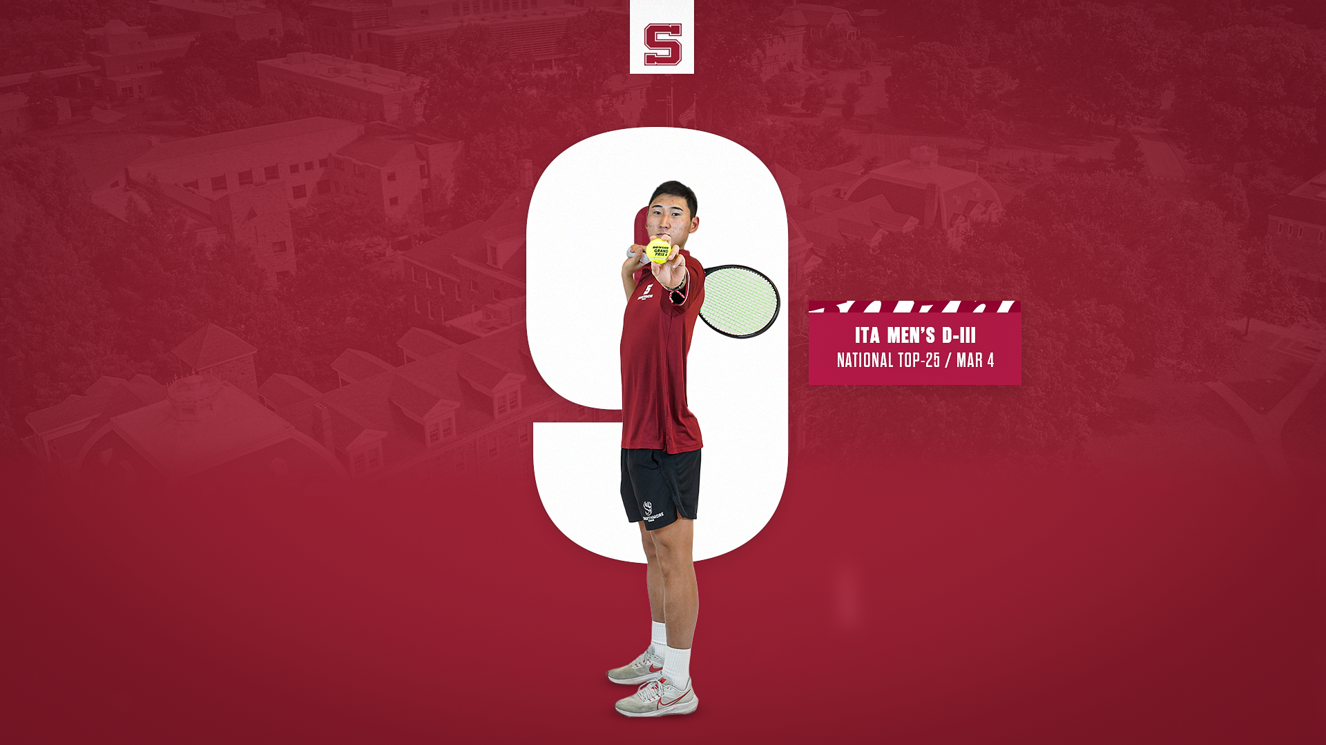 Men's Tennis Ranked Ninth