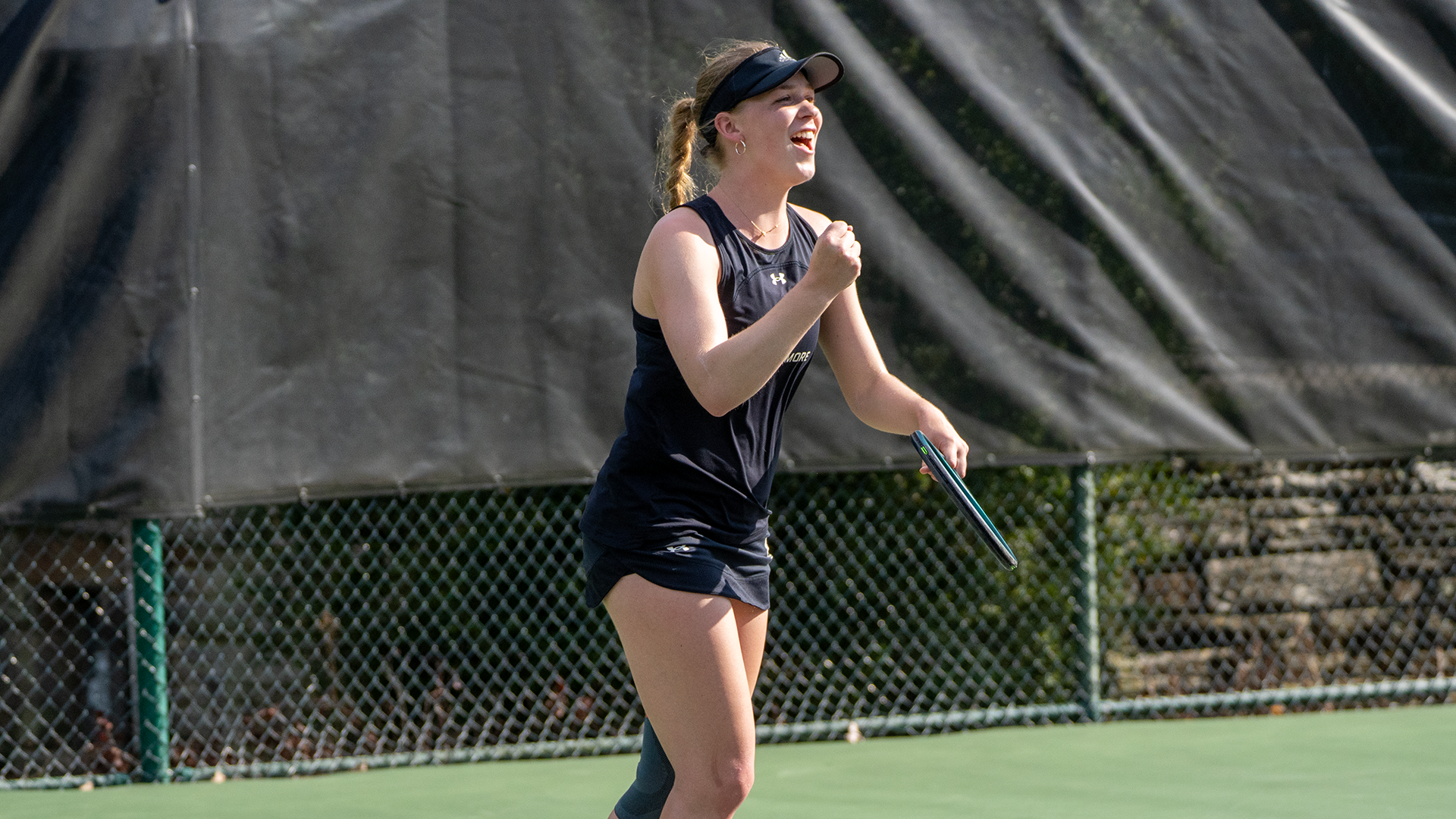 Strickler celebrates point