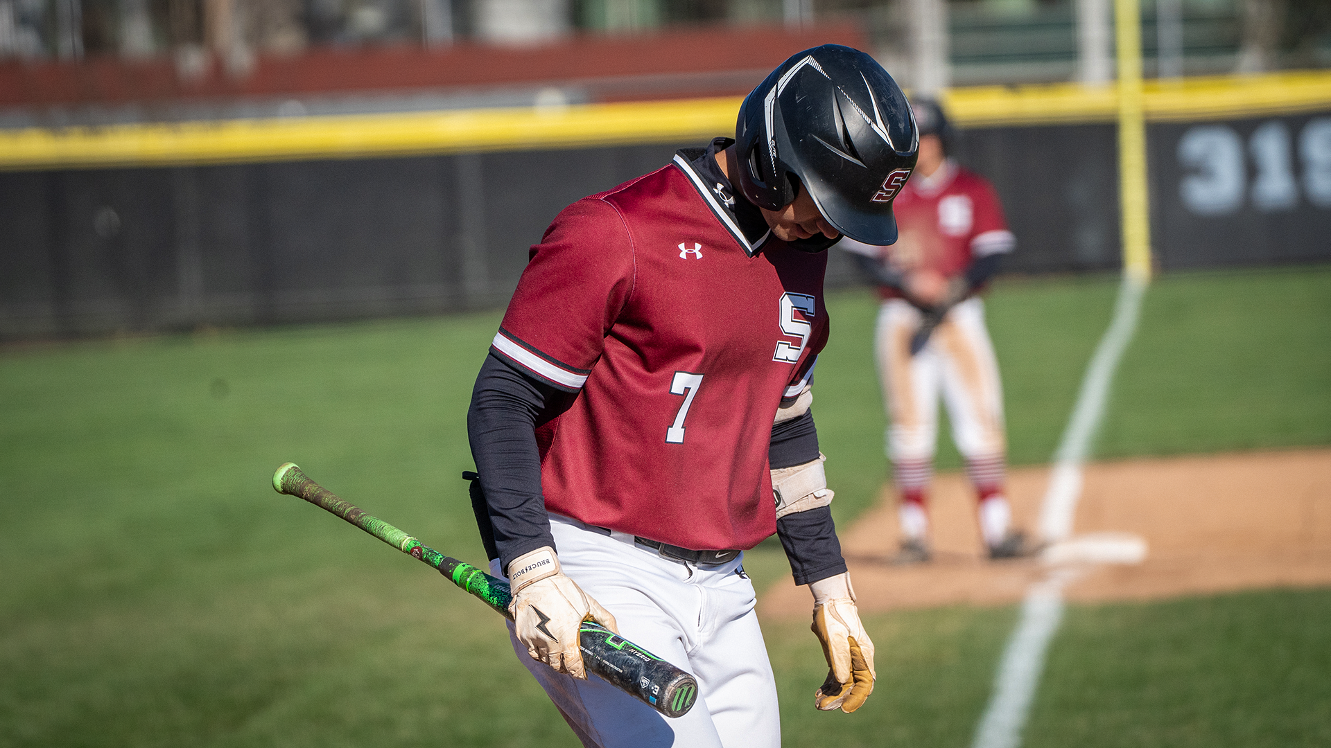 Peterson steps into the box