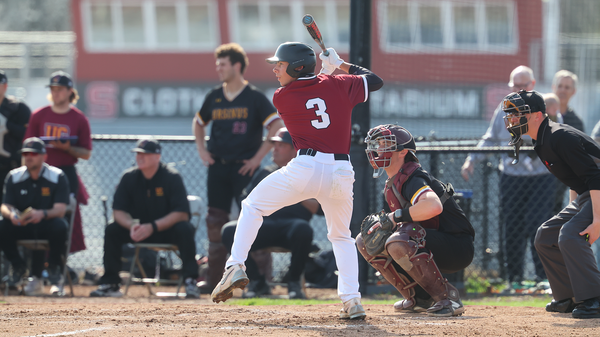 Hawkes at the plate against Ursinus