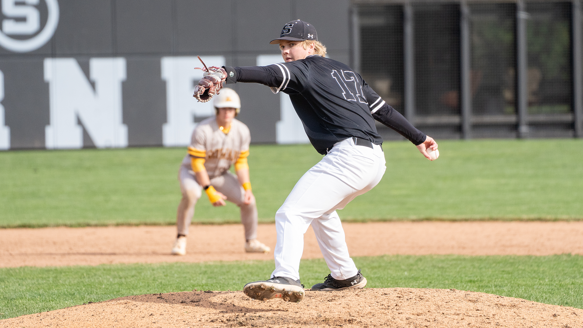 Elliott pitching against Rowan