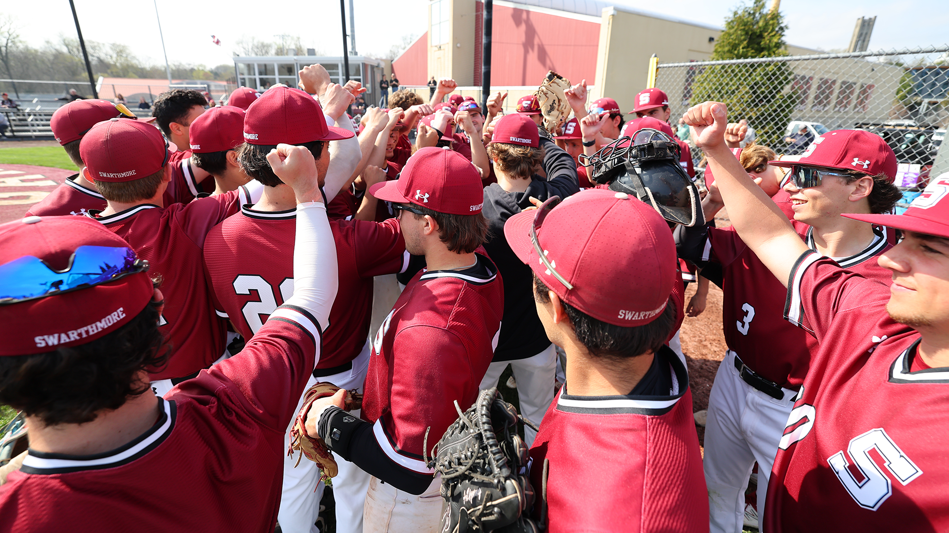 Baseball huddle 