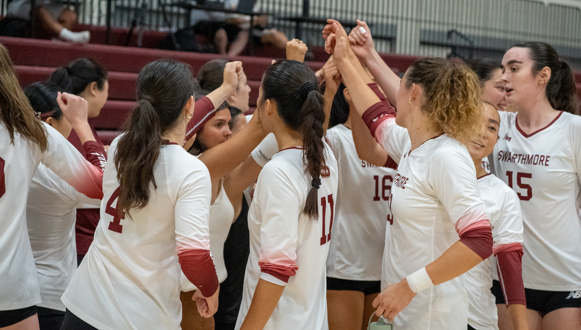volleyball huddle