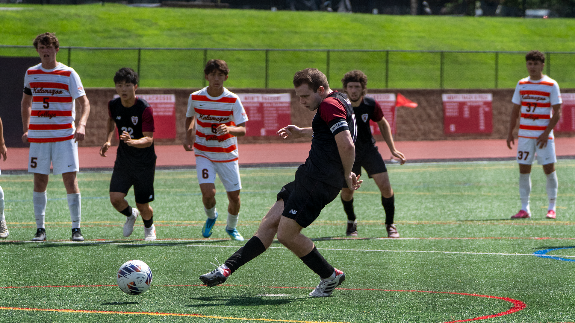 Almekinders scores off penalty kick