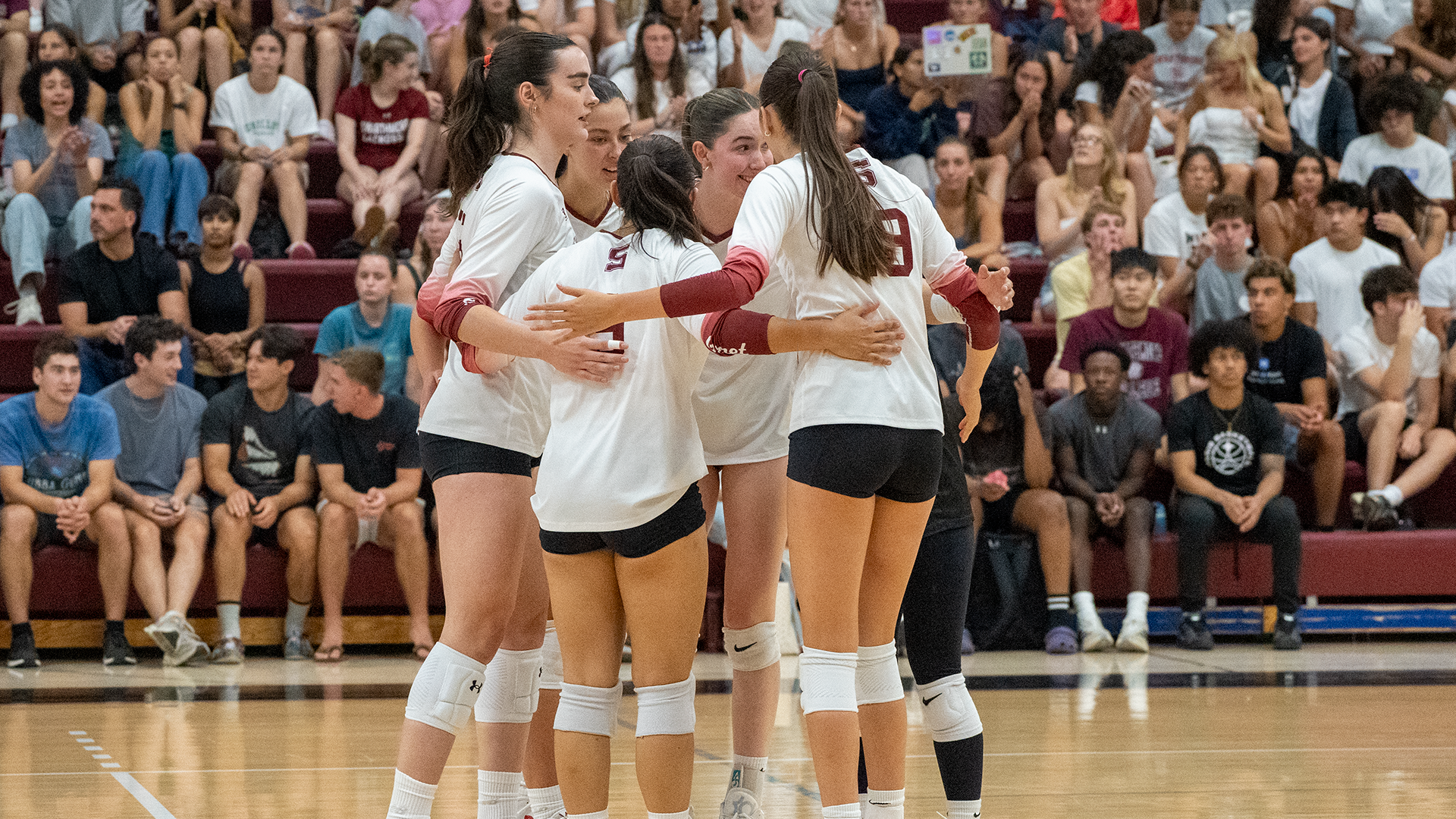 Volleyball huddle
