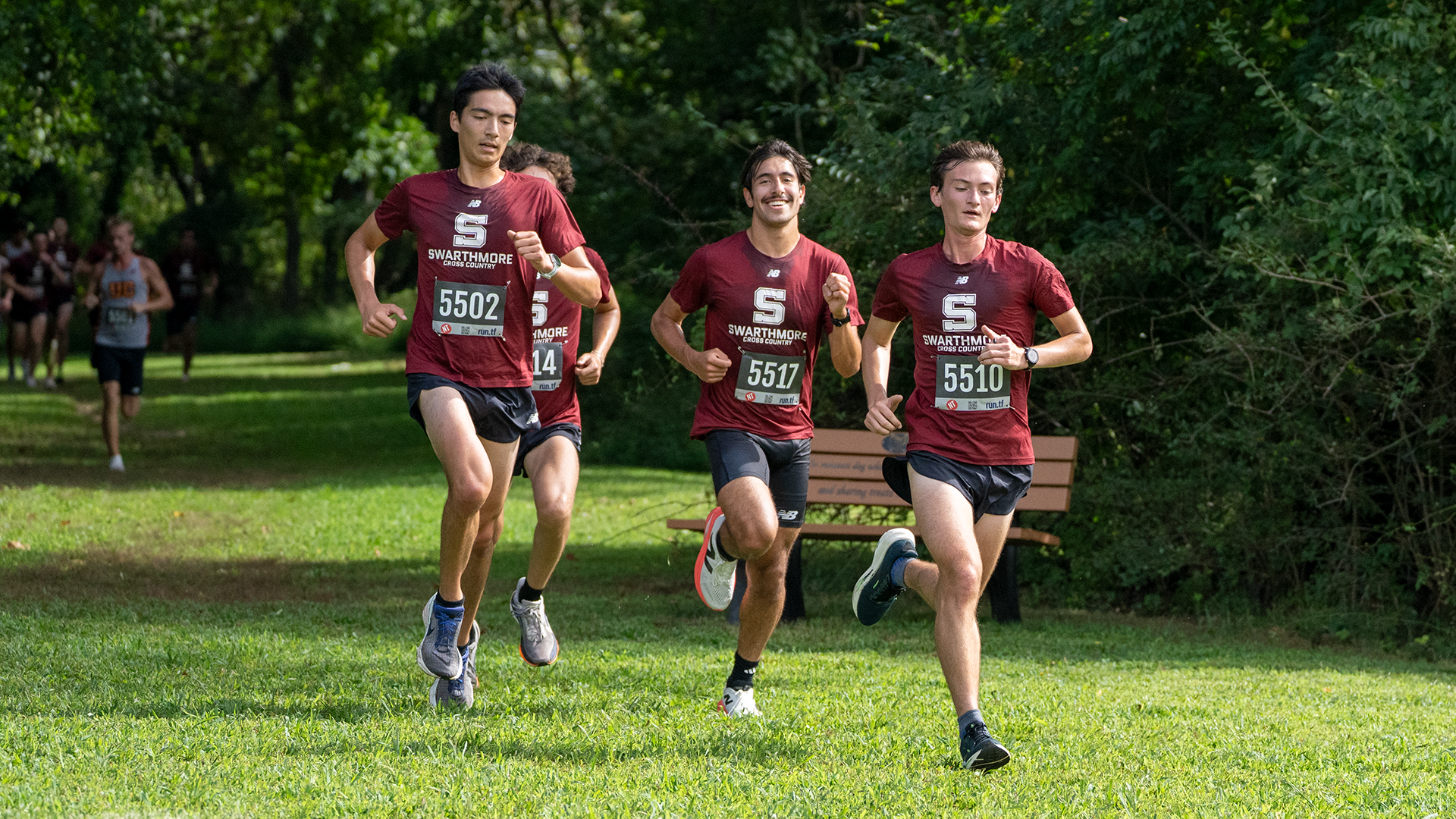 Men's cross country places first at Rose Tree Park