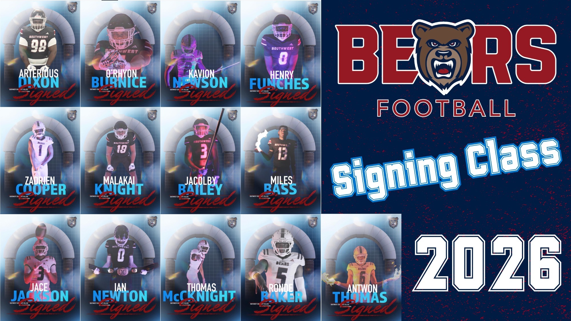 2026 football signing class