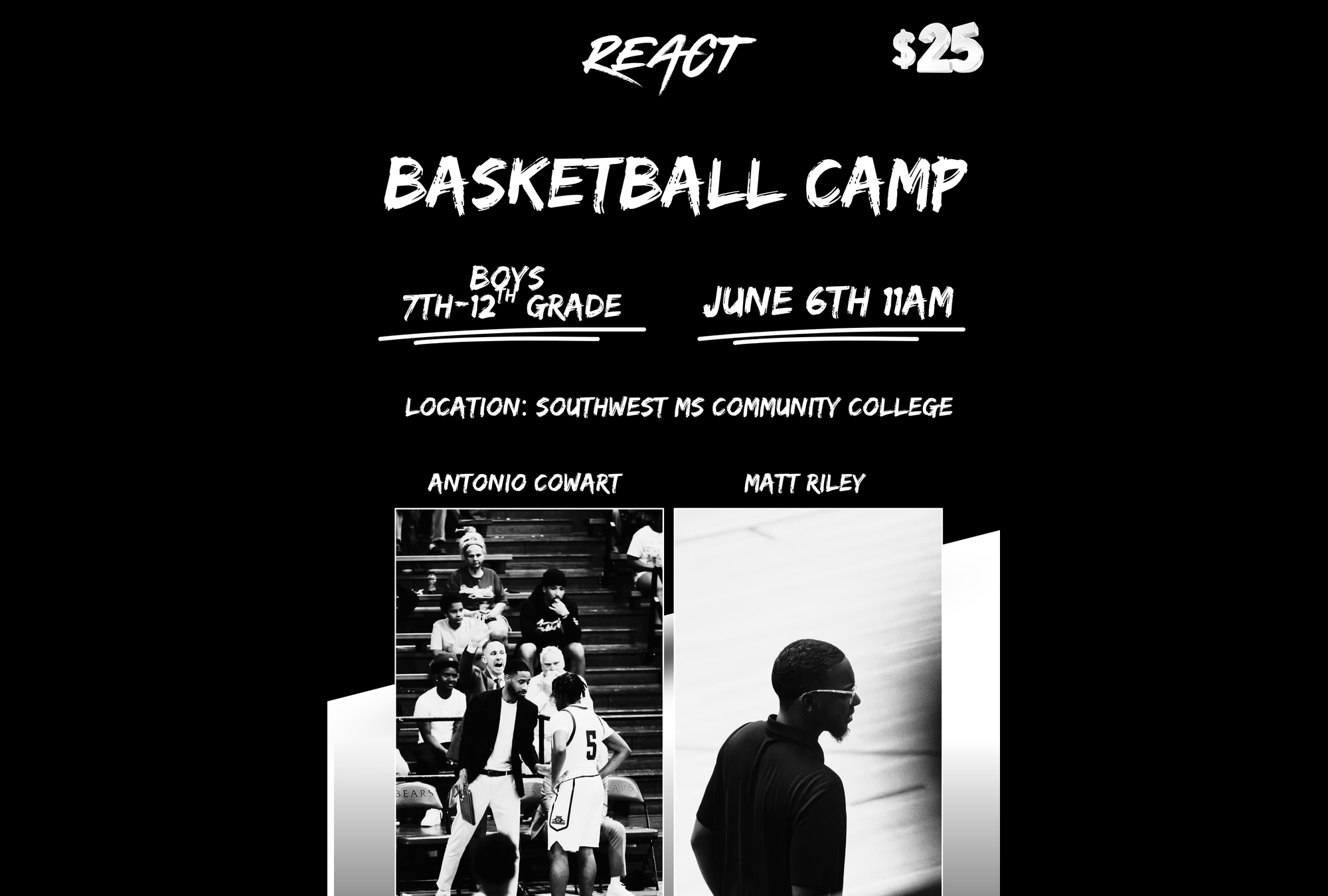 REACT Basketball Camp