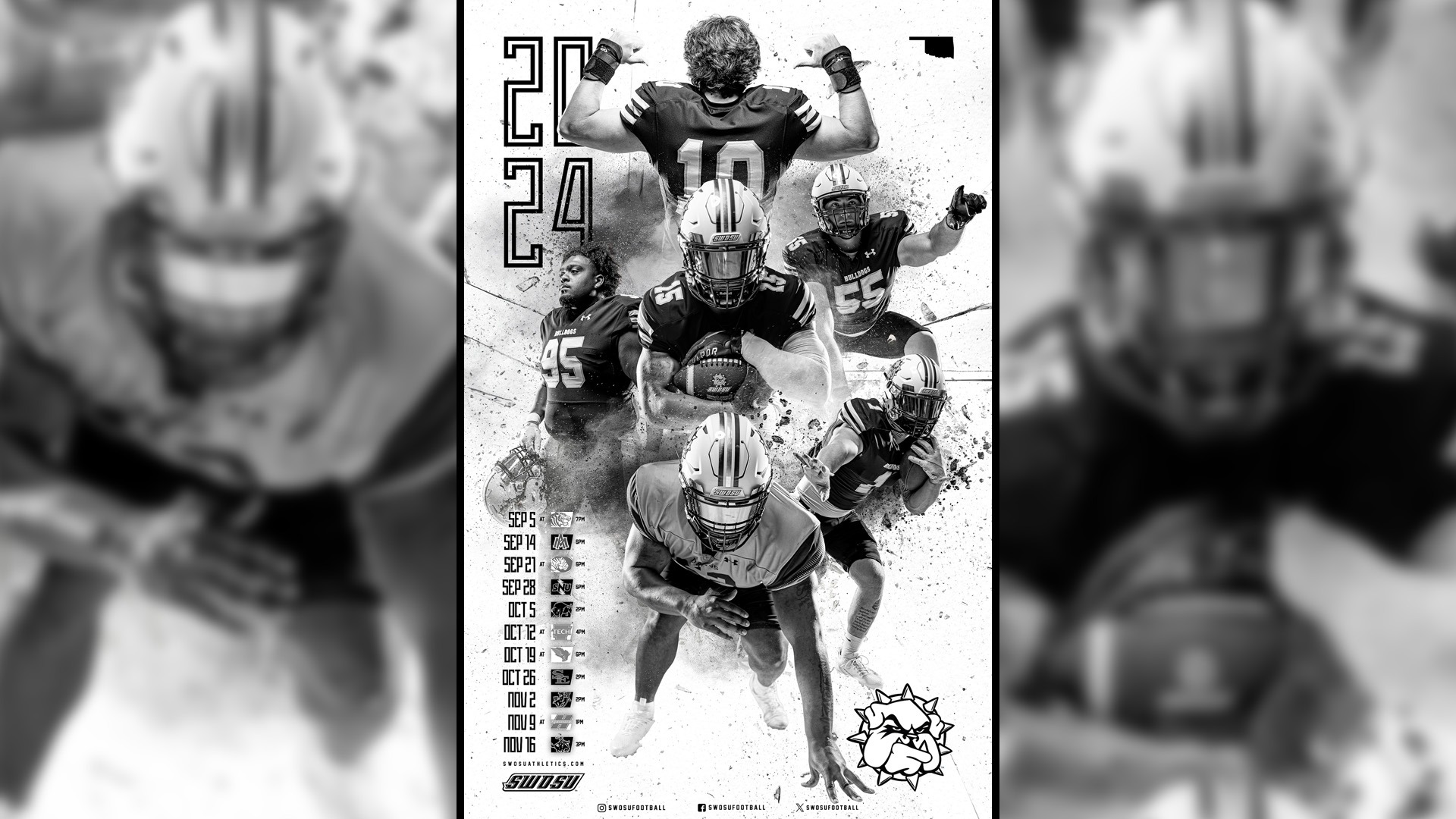 2024 Football Schedule Southwestern Oklahoma State University Athletics