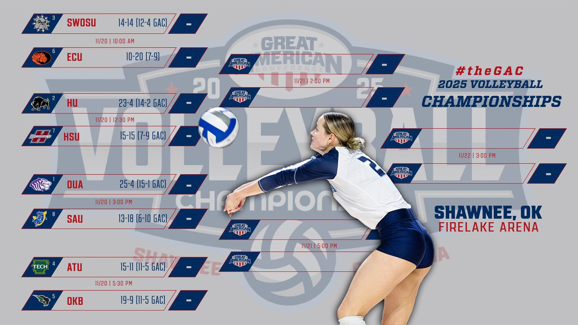 GAC Volleyball Tournament Bracket