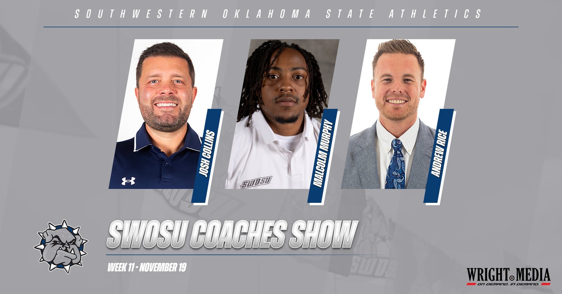 swosu coaches show week 11 featuring coach collins, malcolm murphy, and coach rice