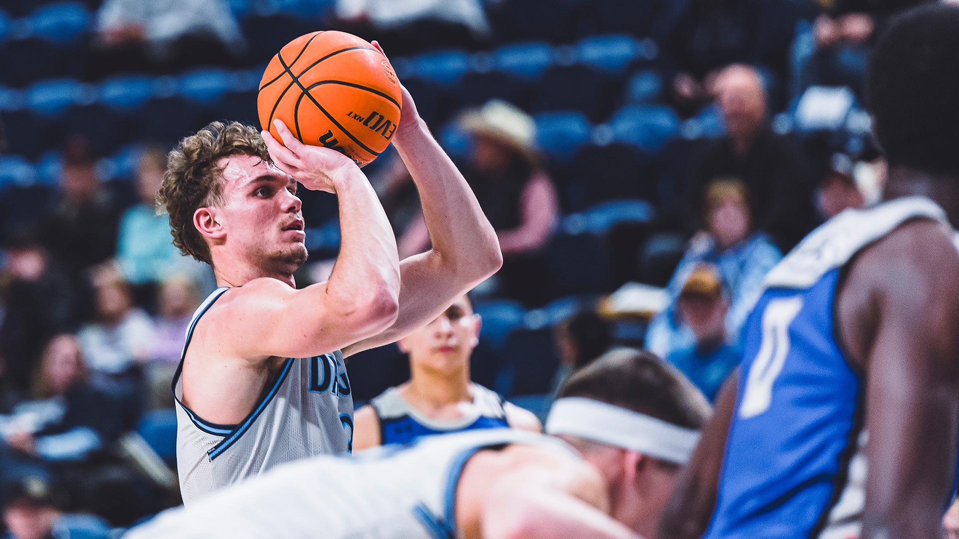 kray rogers shoots a free throw