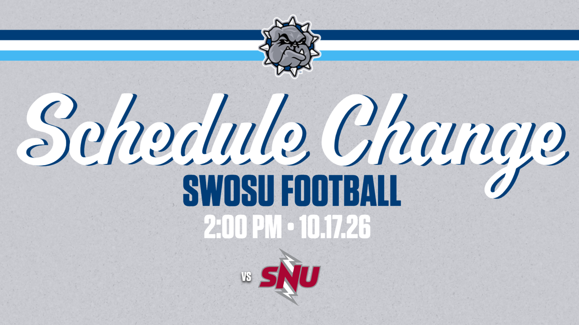 schedule change