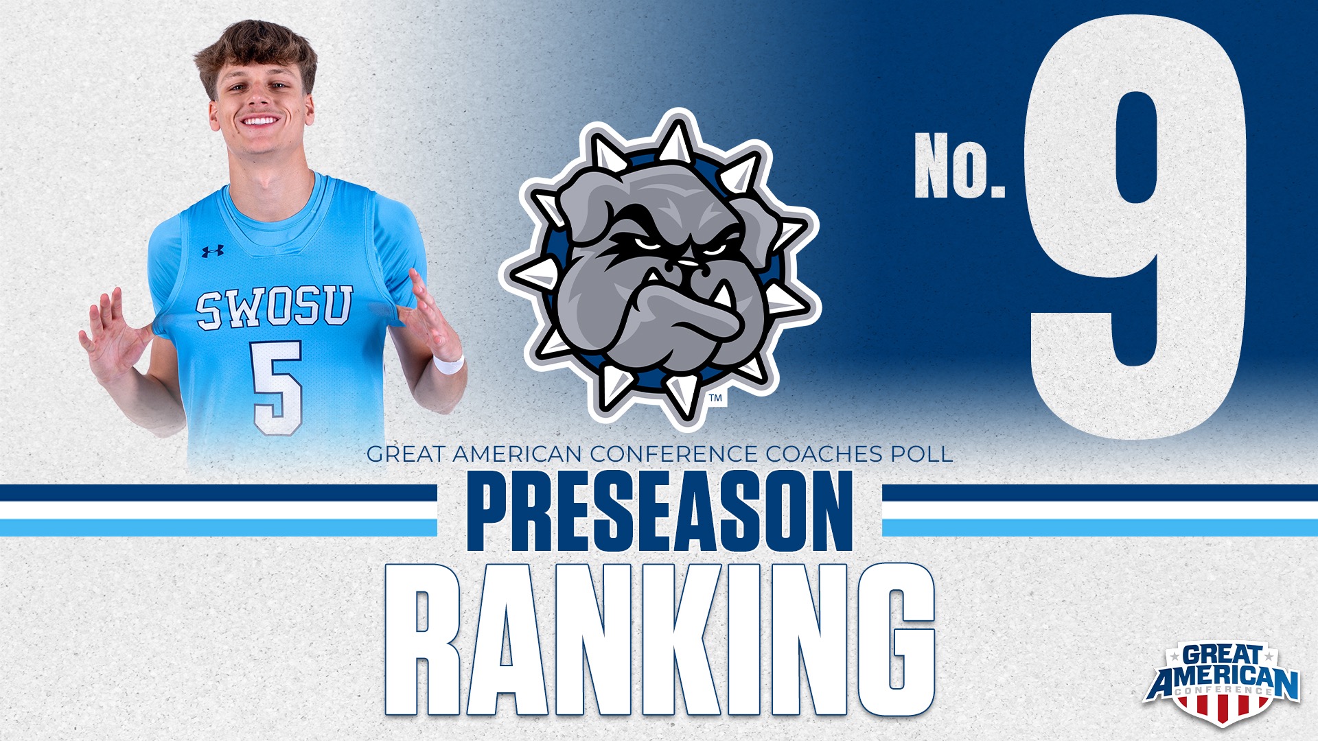 Tucker Shepherd in Graphic for Mens Basketball Preseason Poll