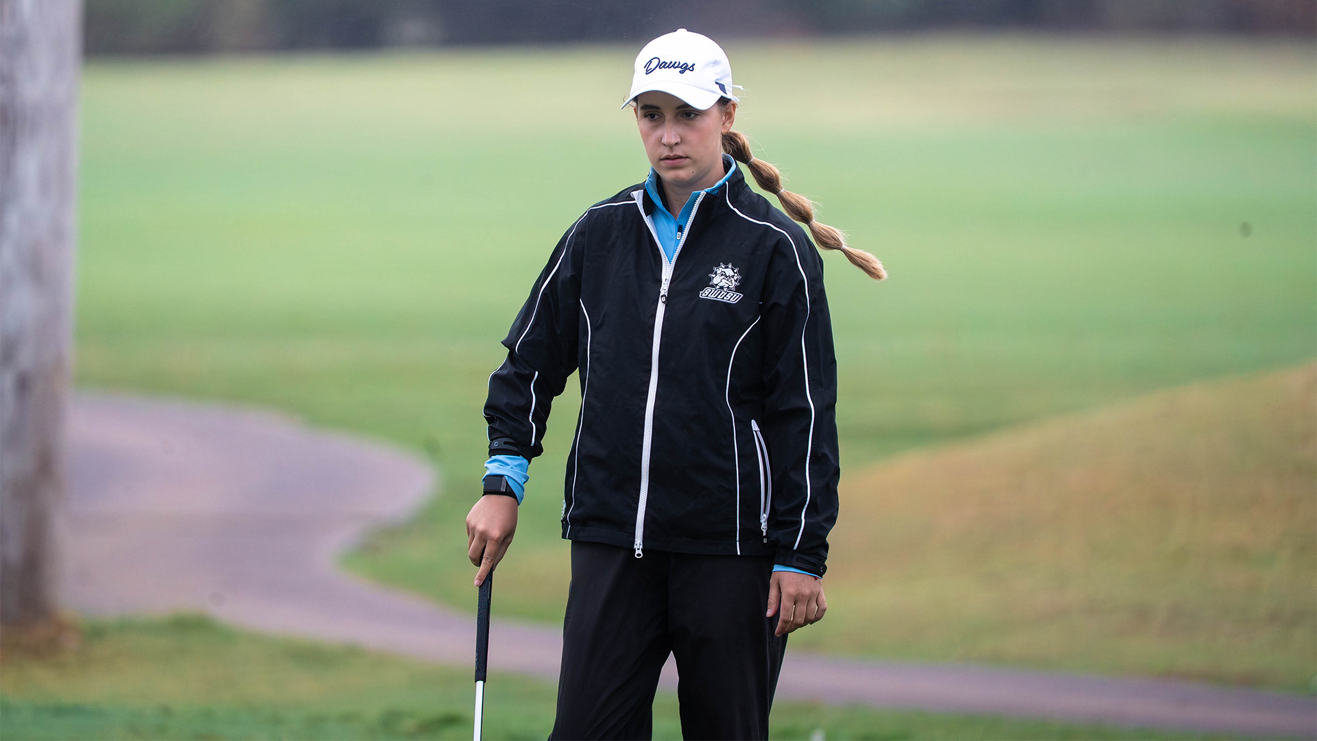 Maria Velilla getting ready for her next shot