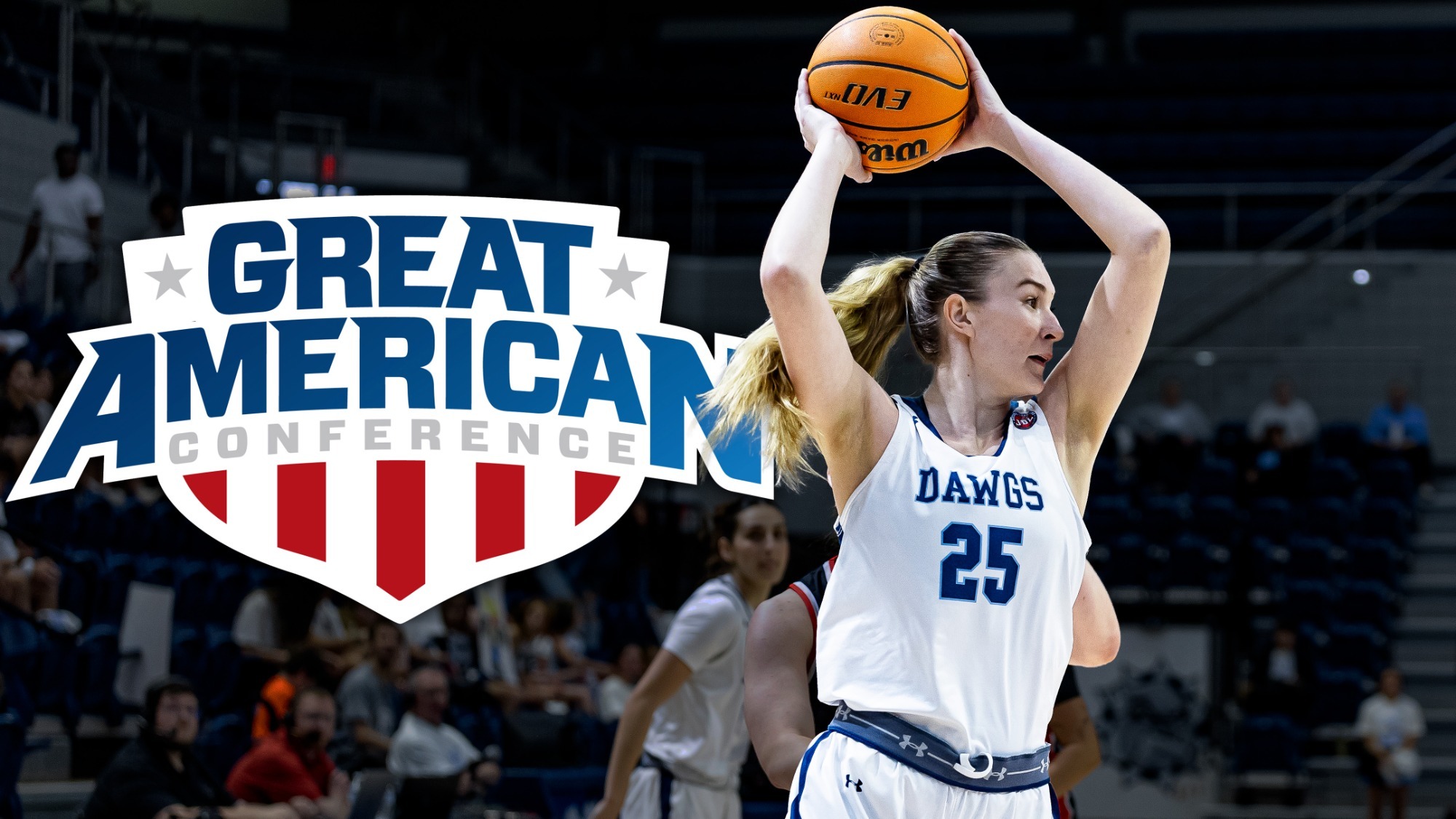 landry allen action shot next to a GAC logo