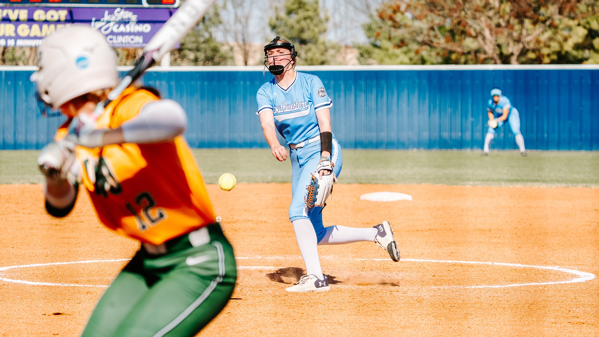 jaycee mckee pitches vs Oklahoma Baptist