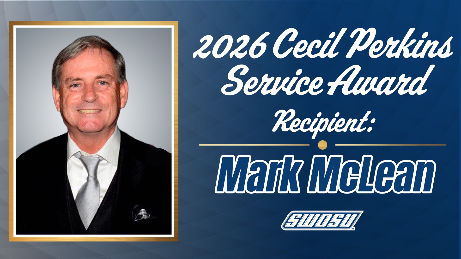 Mark McLean - 2026 Cecil Perkins Service Award Winner