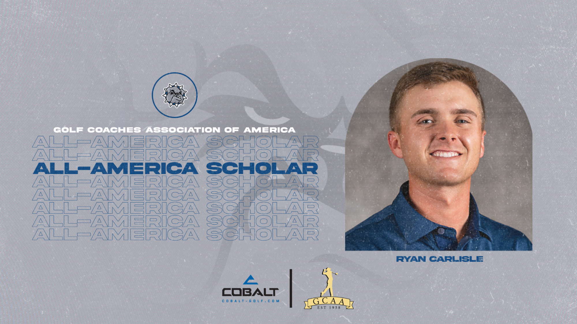 Ryan Carlisle is named a 2025-26 GCAA Scholar Athlete