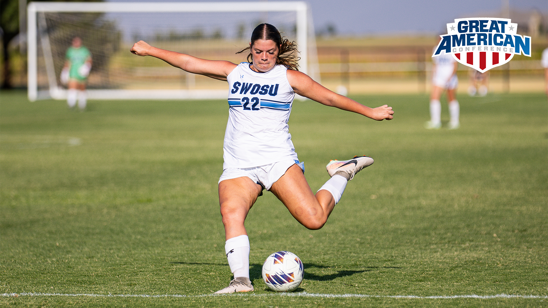 Kinsey Geasland Kicks the Ball