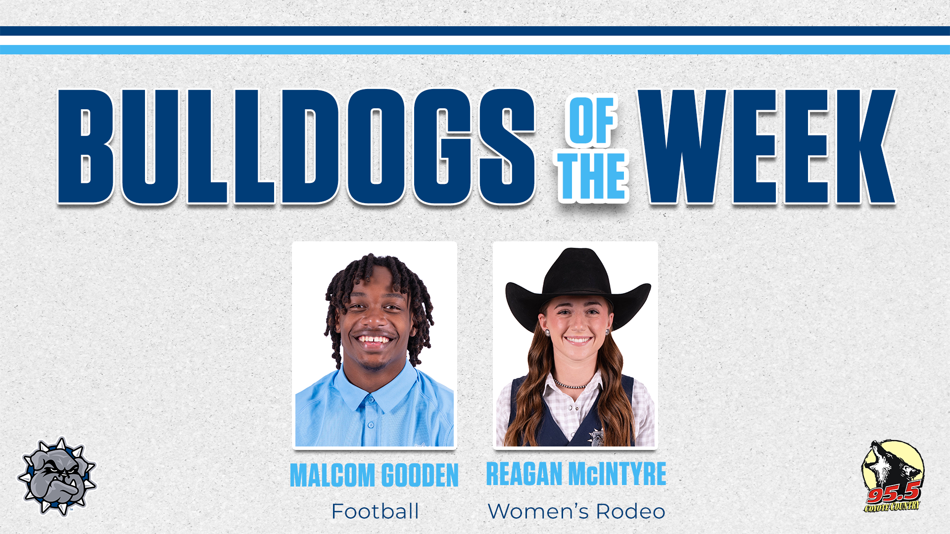 Bulldog of the week Winners, Week Three
