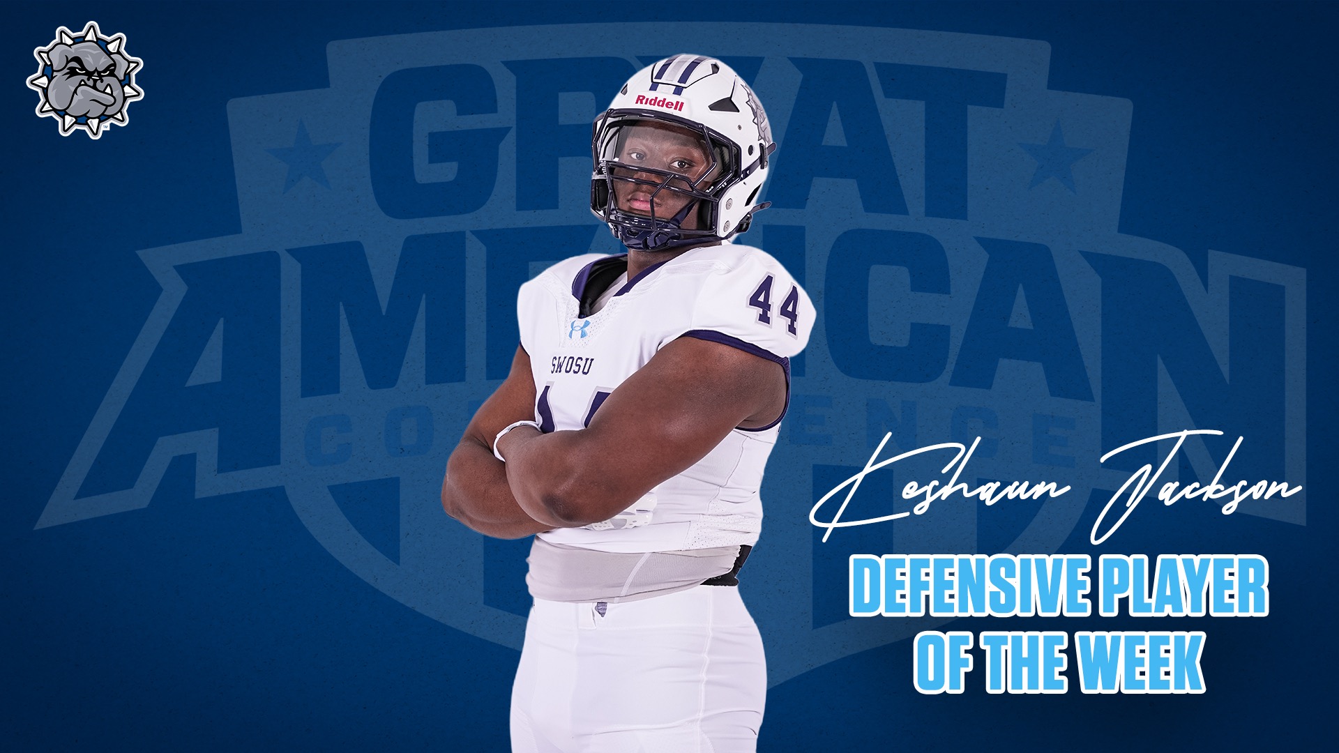 Keshuan Jackson GAC Player of the Week Graphic