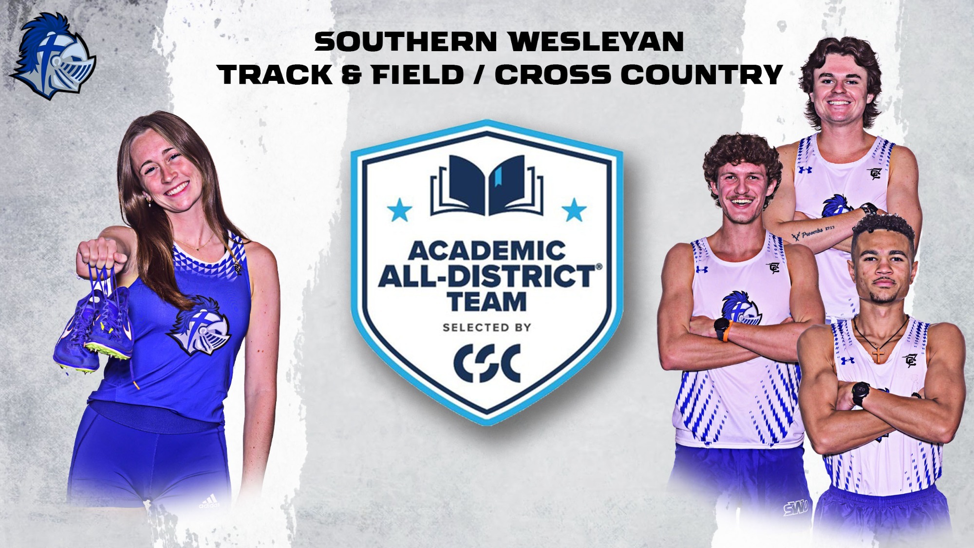 CSC Academic All-District - TF/XC