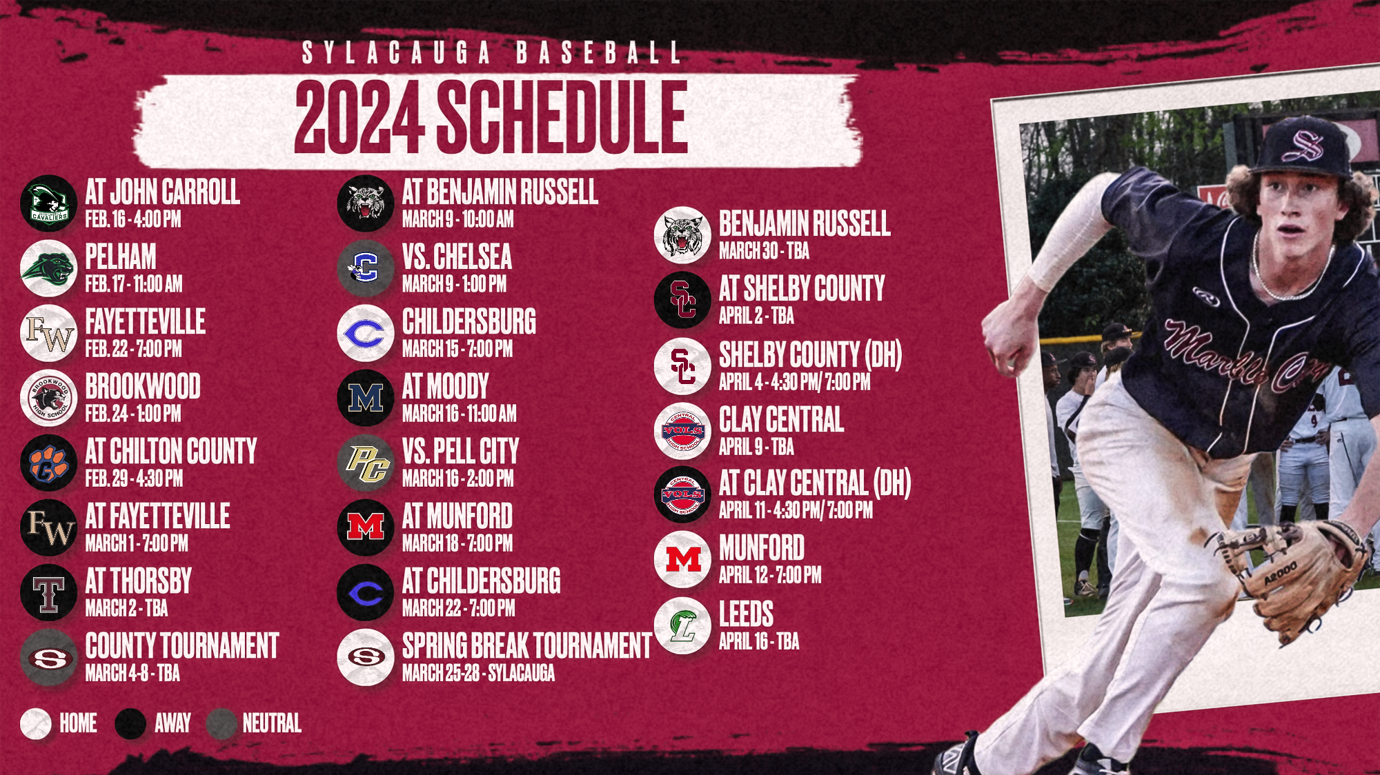 2024 baseball schedule