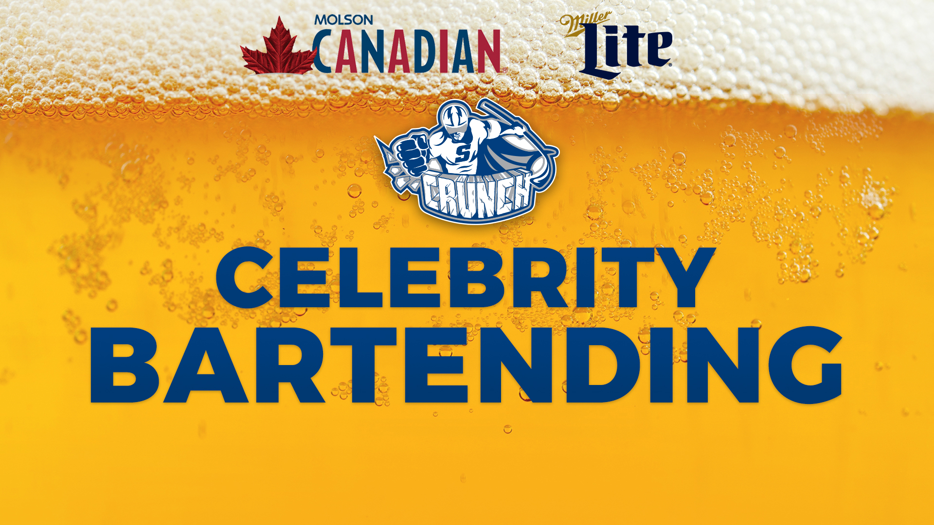 Molson Canadian/Miller Lite Celebrity Bartending Series Continues March