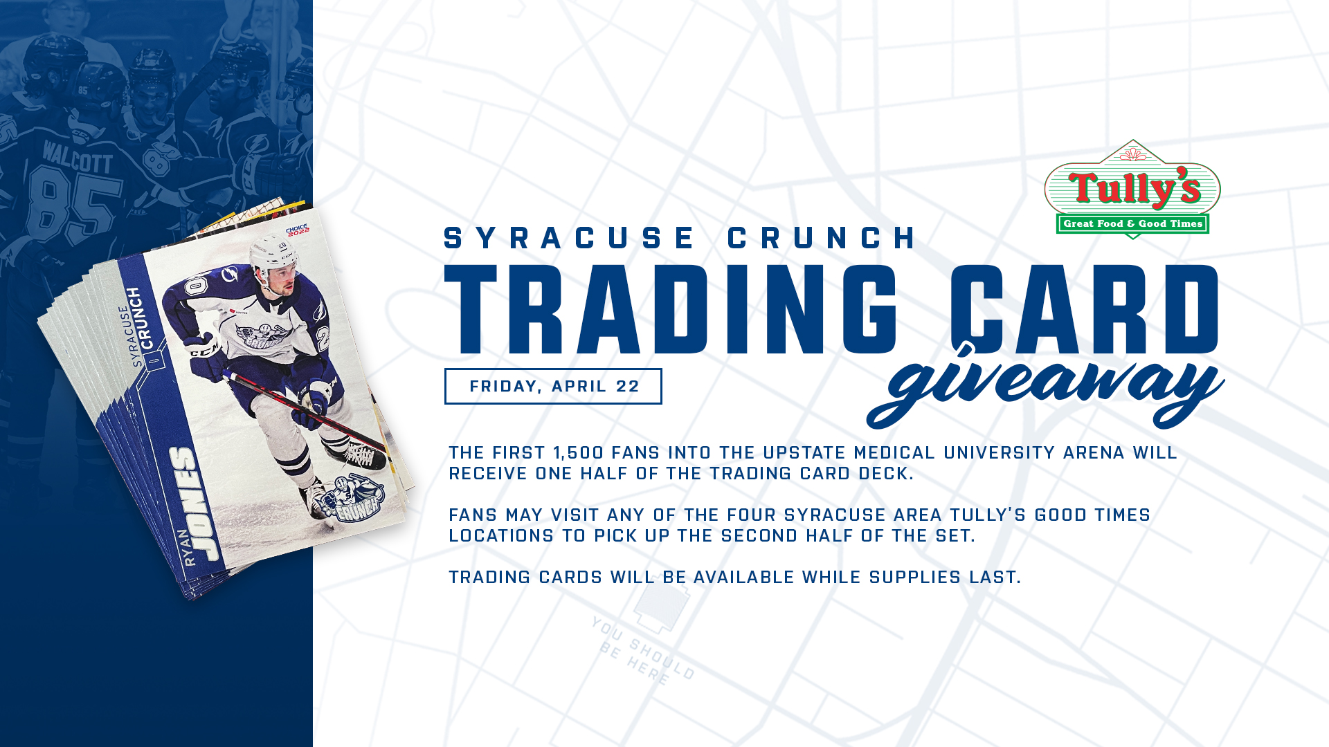 Syracuse Crunch To Hold Trading Card Giveaway Courtesy of Tully's Good
