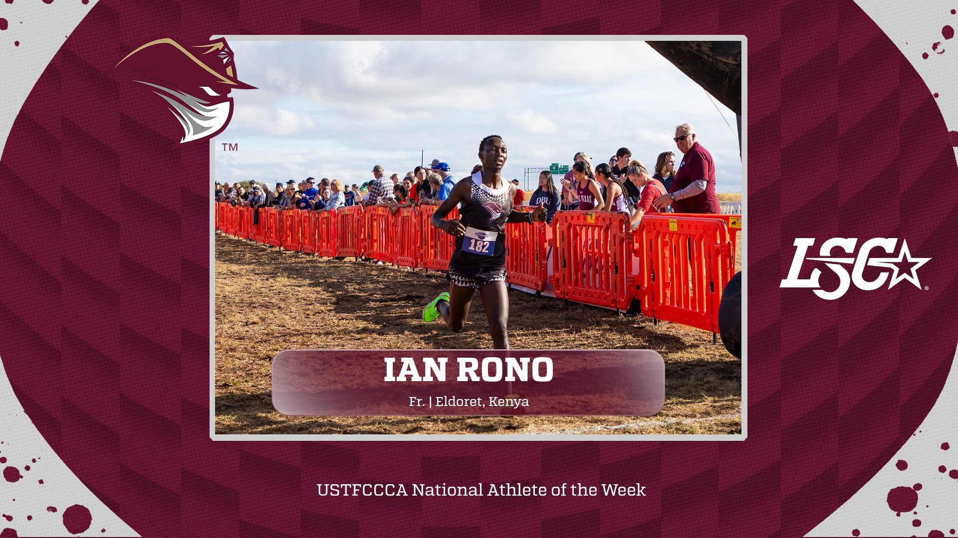 rono named national athlete of the week