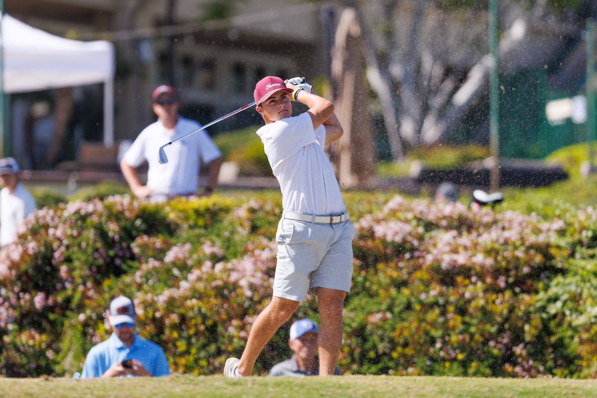 Tee shot at Regionals