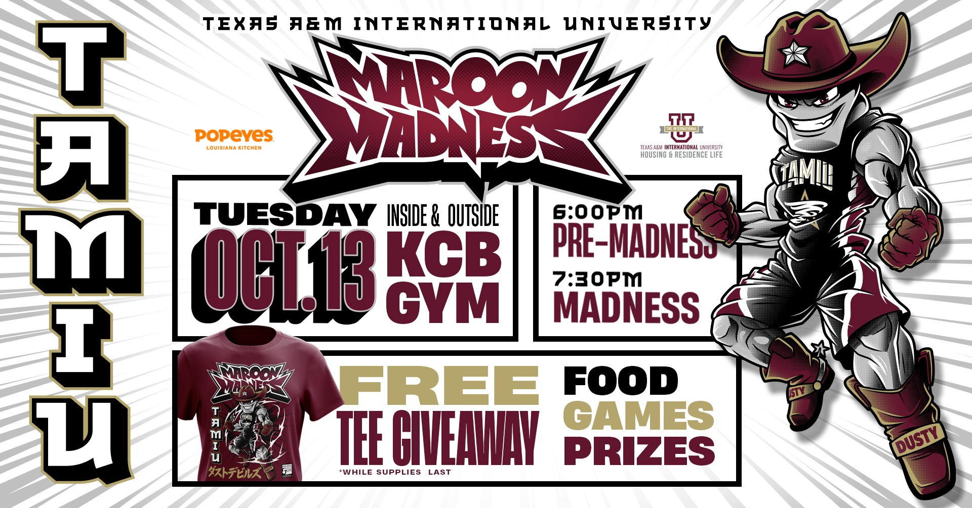 2026 TAMIU Maroon Madness Flyer Updated