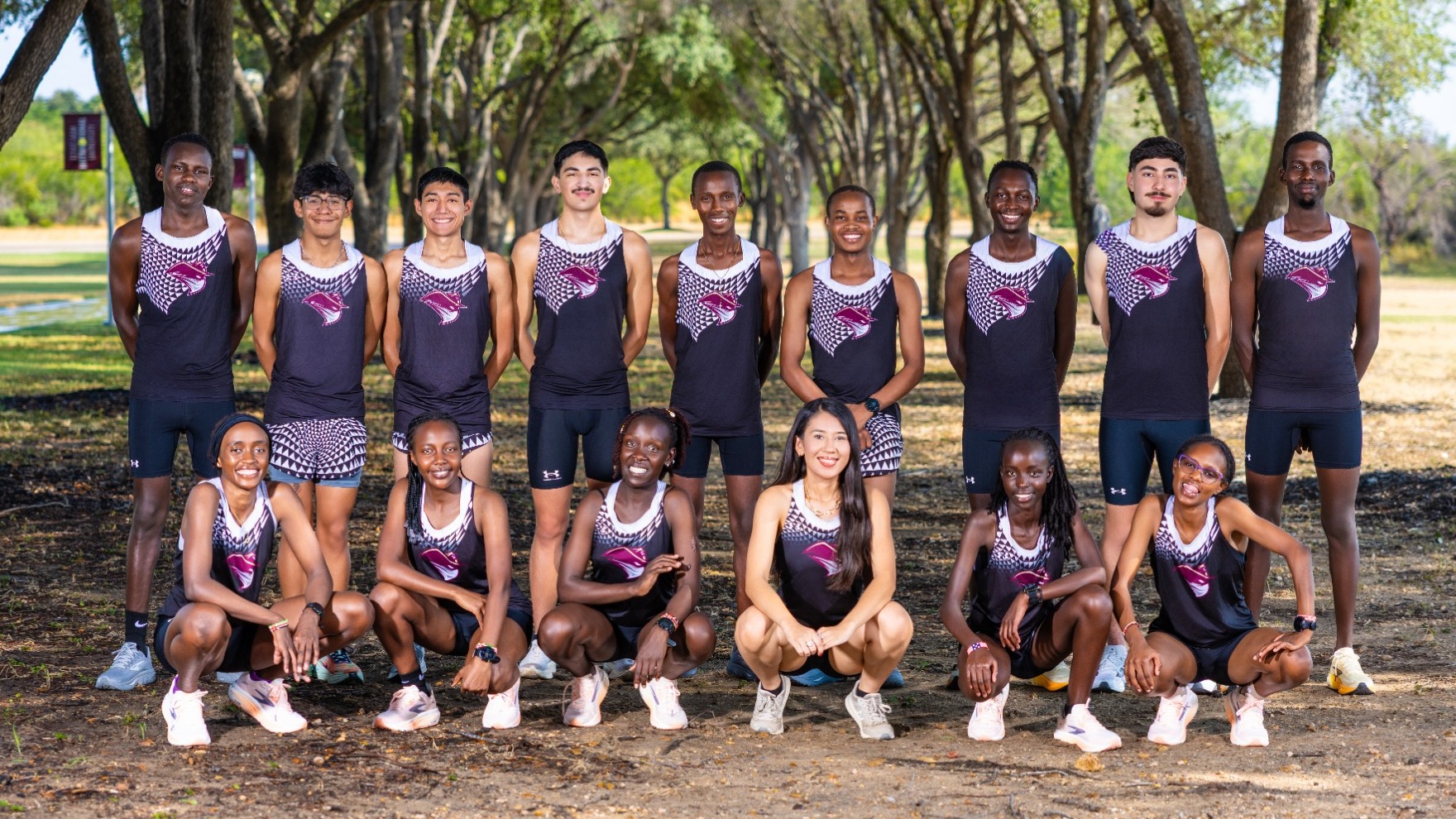 2026 Men and Women's Cross Country team photo