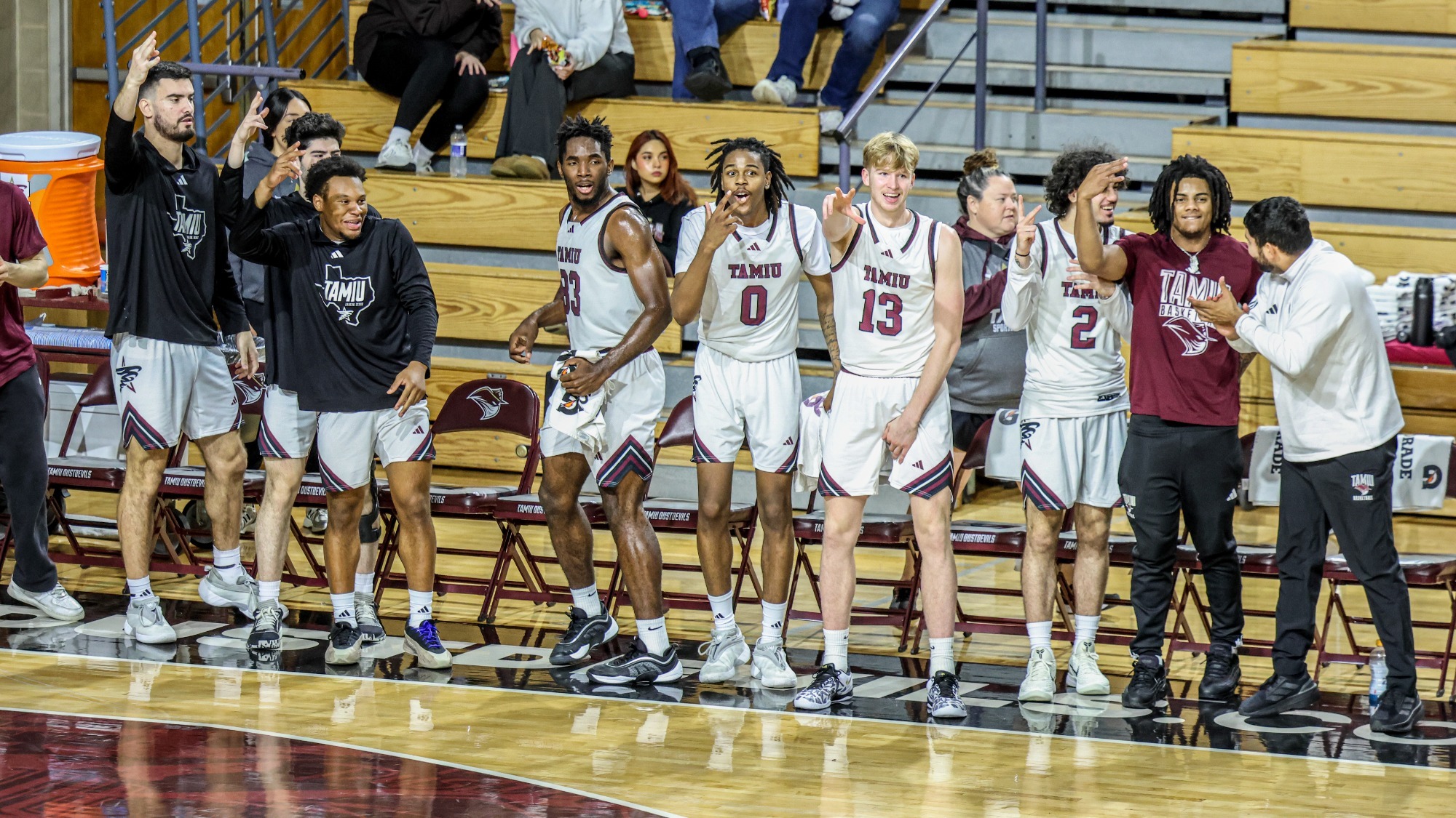 TAMIU Bench Explodes