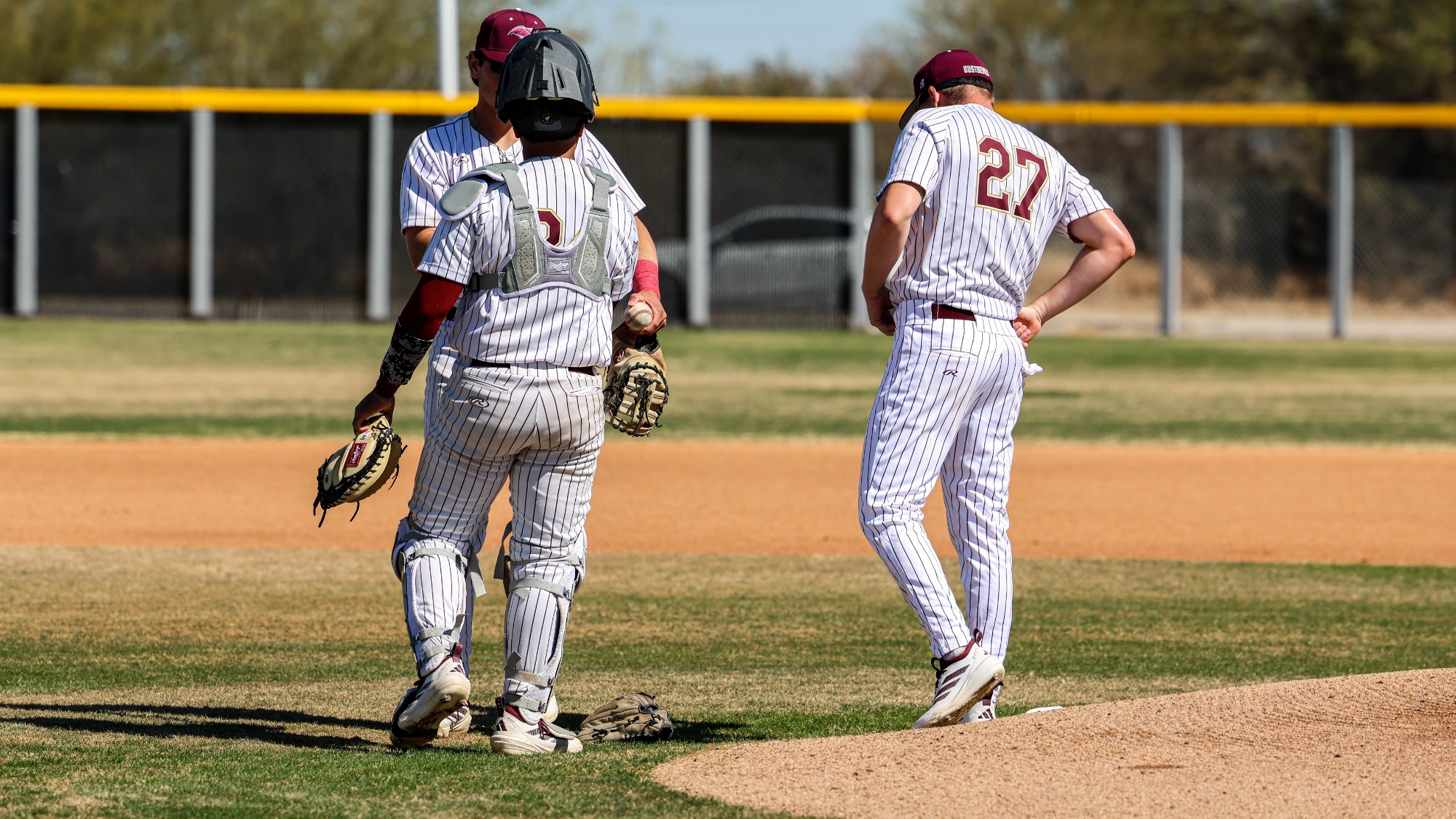 William Boucher Consuls with His Infield 