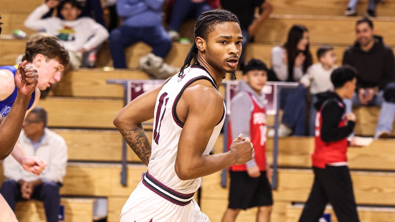 Caylen Goff Brown Runs Down The Court
