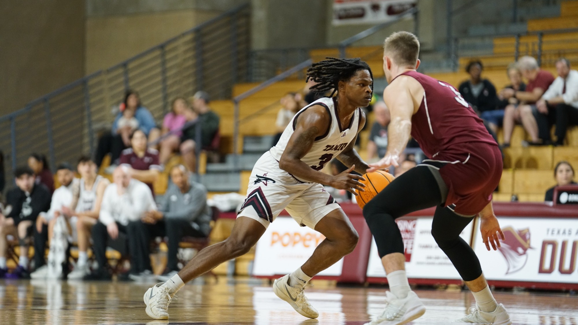 Patton Tries To Get Past WT