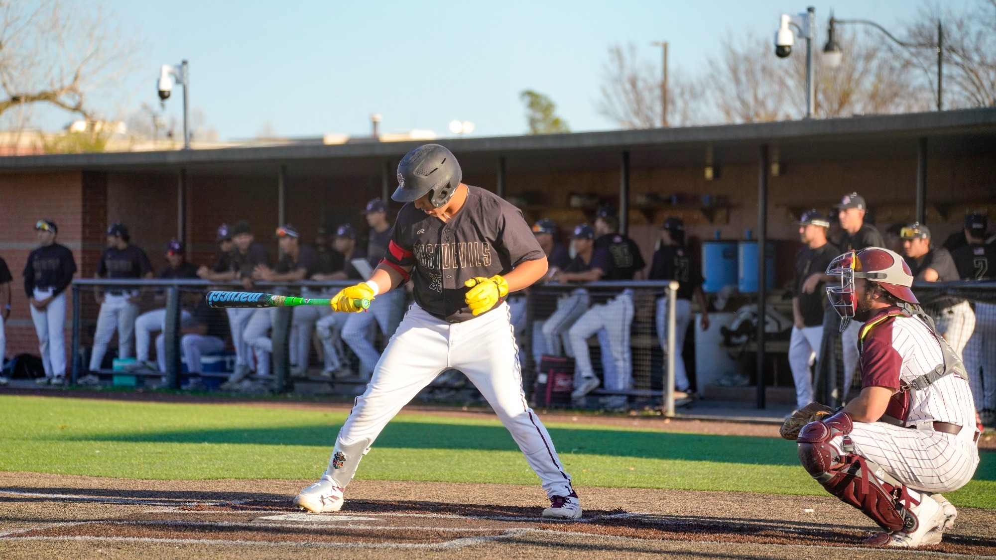 Derek Ruiz At the Plate