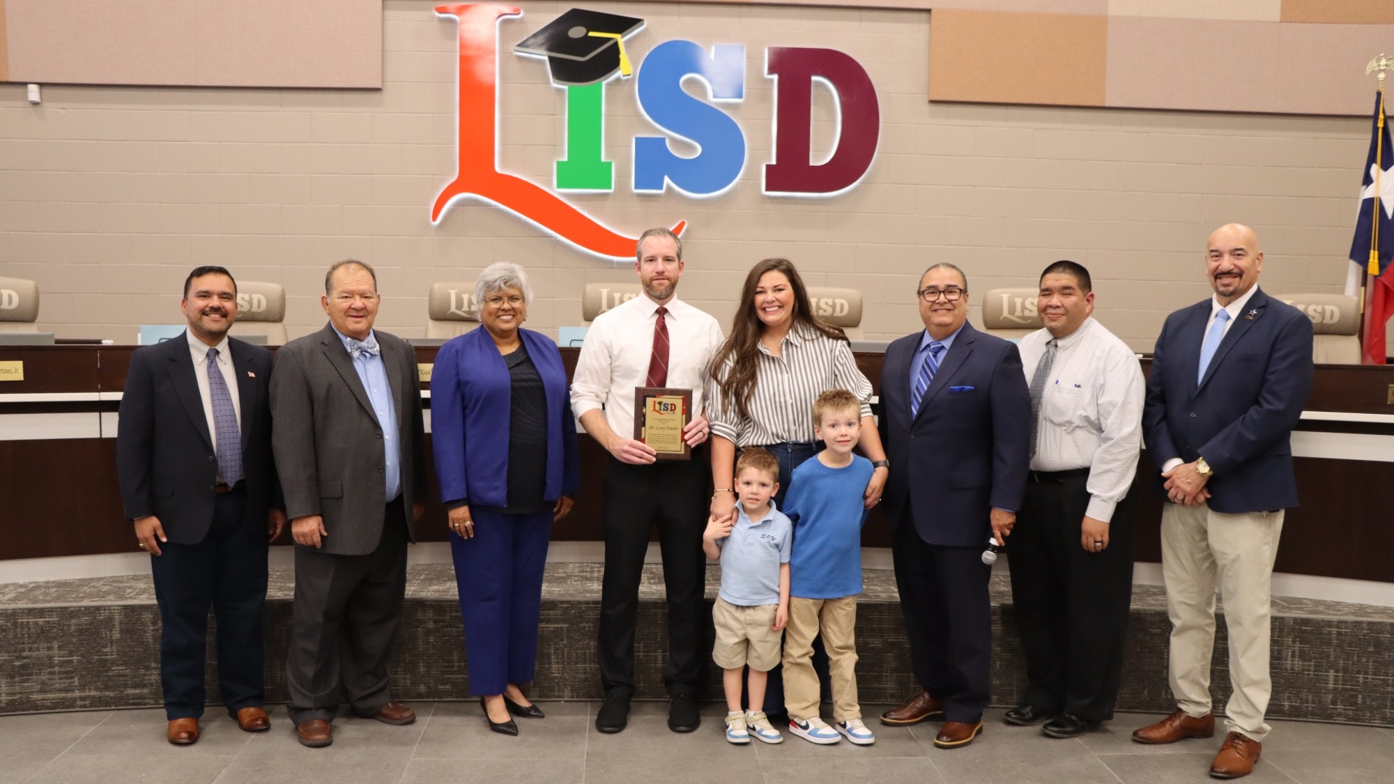 Head Coach Casey Fowler Honored By LISD