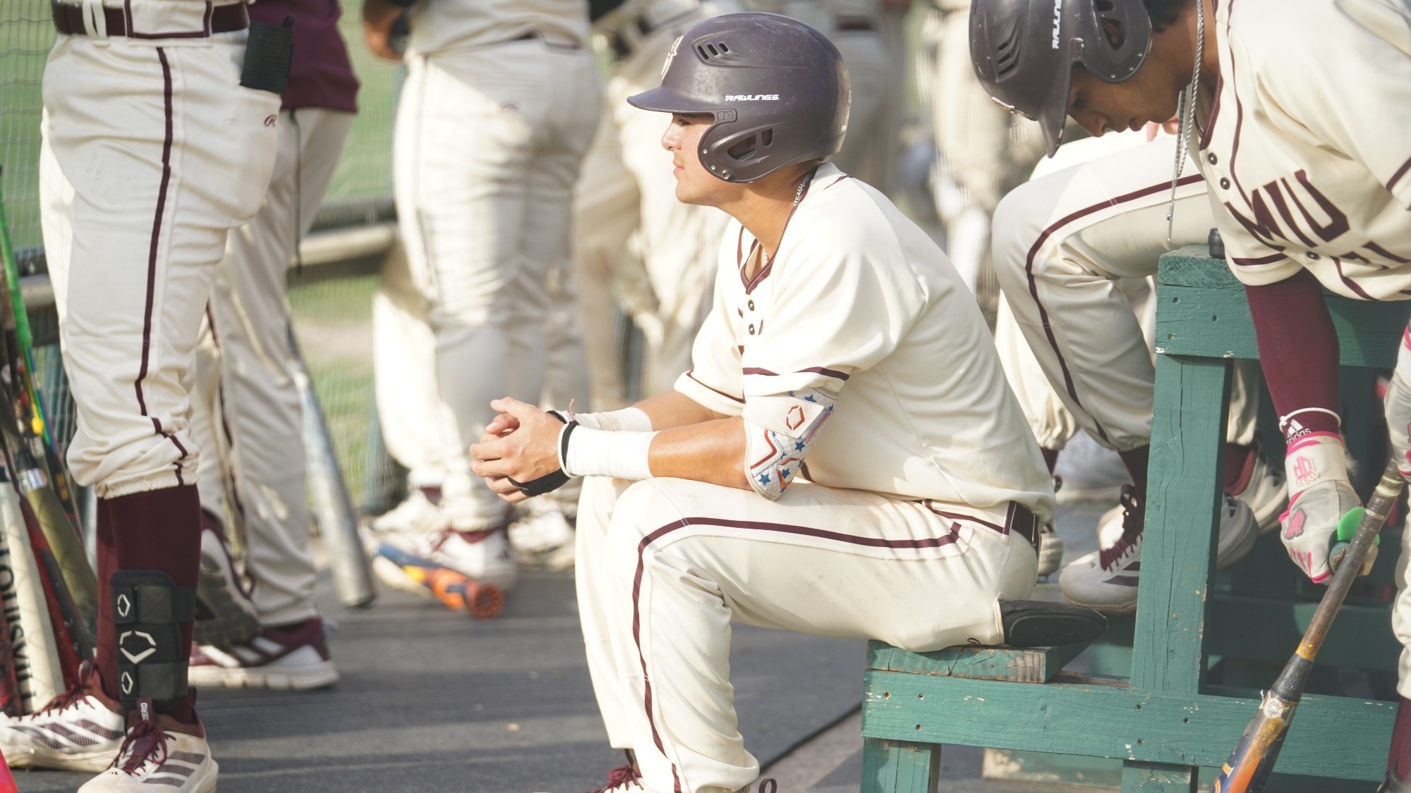 Iann Cobos in Dugout