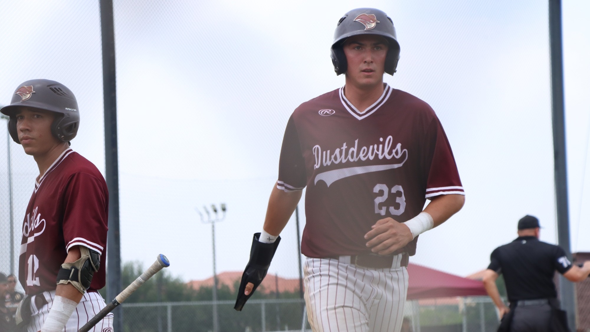 Fabrizio Salinas Scores a Run