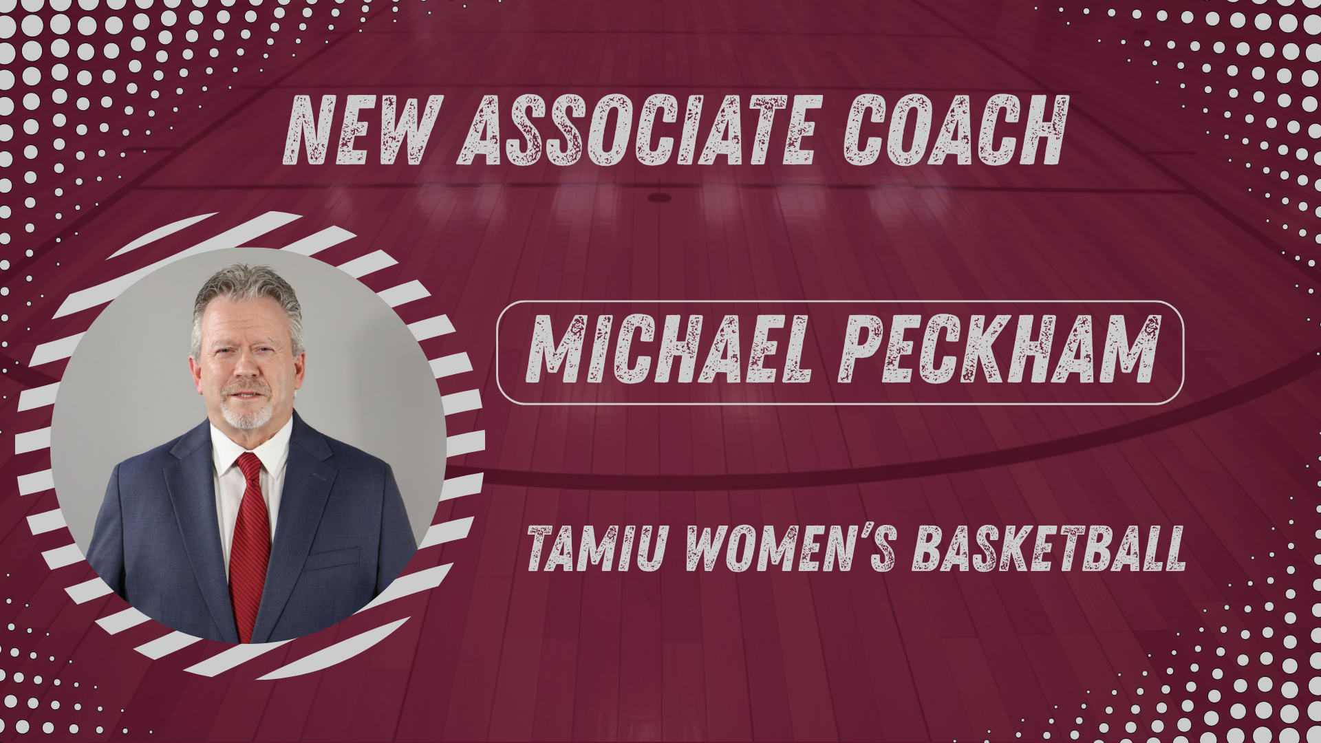 Associate coach Michael Peckham 