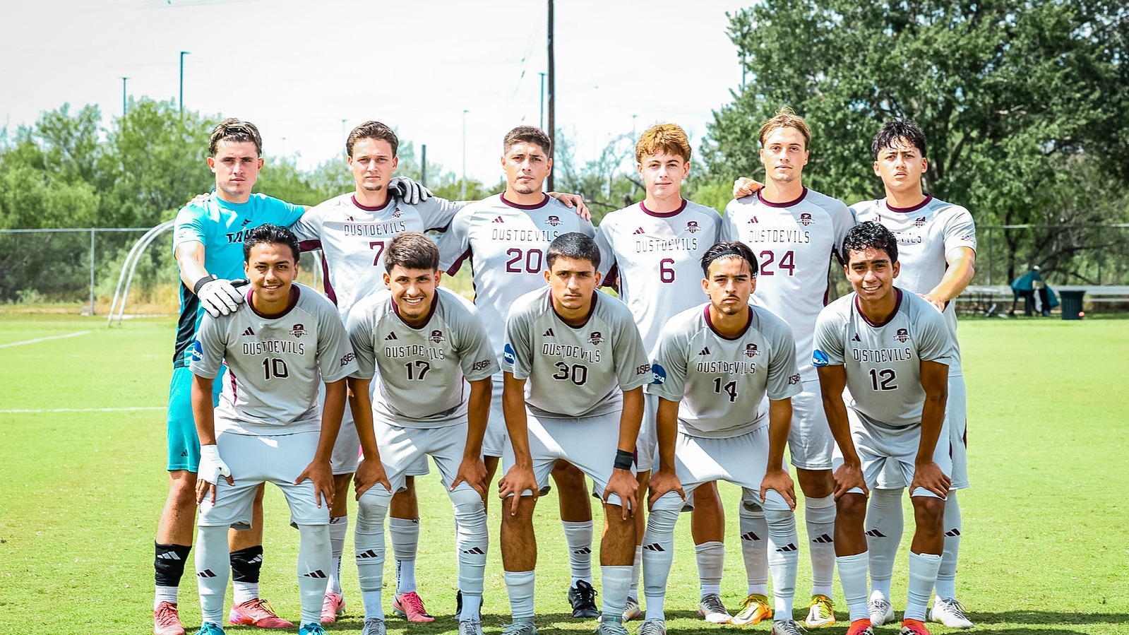 Men's Soccer starting lineup vs WT