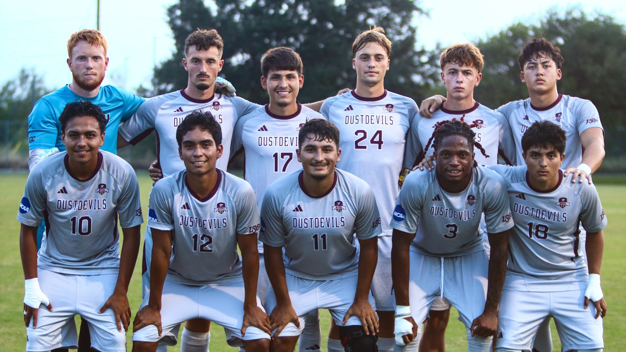 Men's Soccer Starting Lineup vs LCU