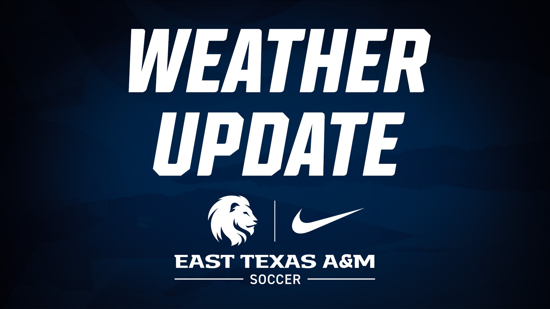 Soccer Weather Update