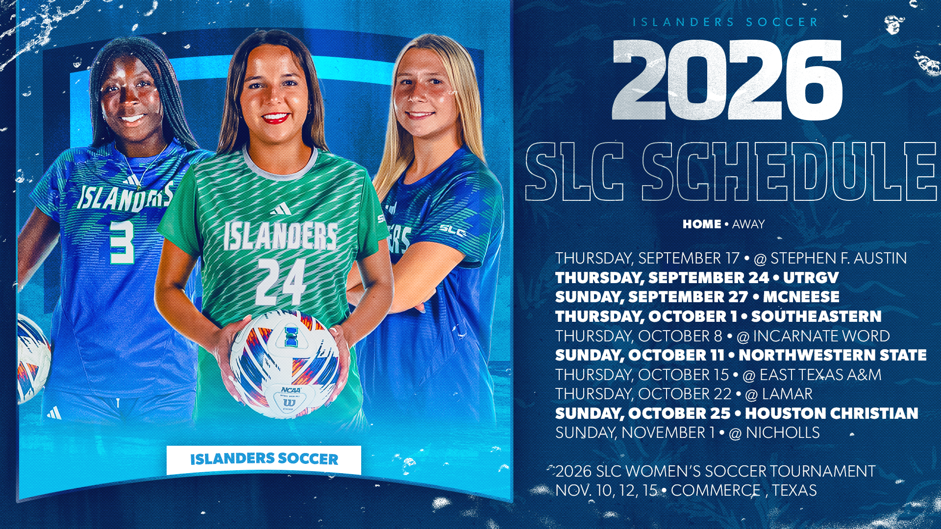 SOC SLC Schedule